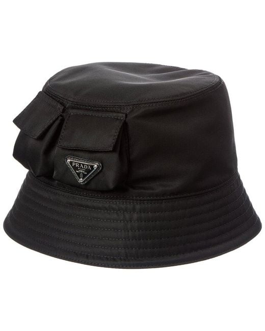 Prada Black Re-Nylon Bucket Hat