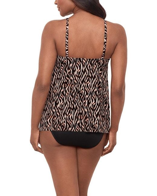 Miraclesuit Black Topkapi Peephole Tankini