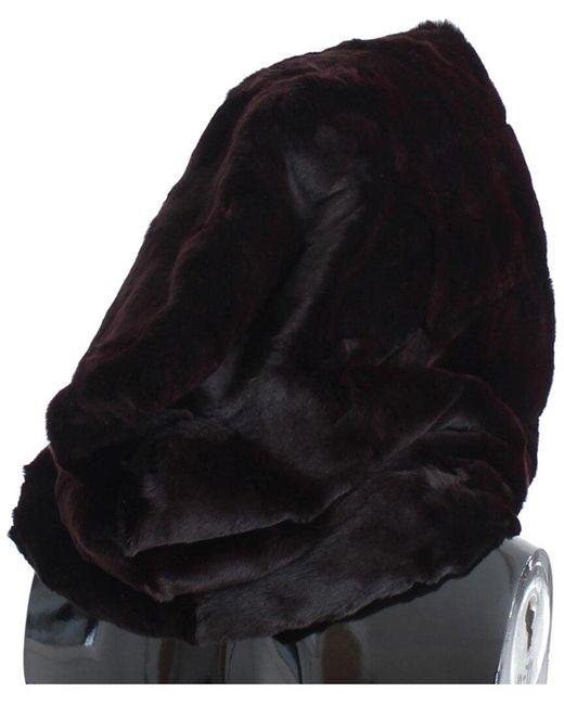 Dolce & Gabbana Black Scarf Hat