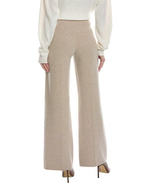 Lafayette 148 New York Natural Double Knit Cashmere & Silk-Blend Pant