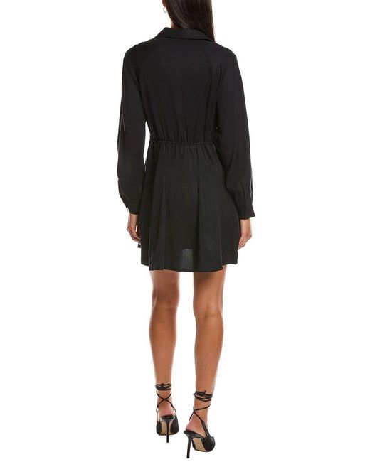 Nation Ltd Black Tanya Mini Dress