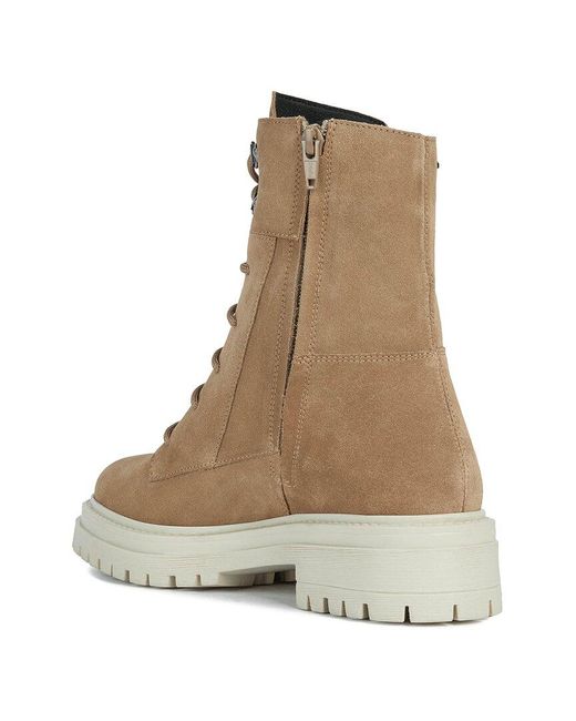 Geox Natural Iride Suede Boot