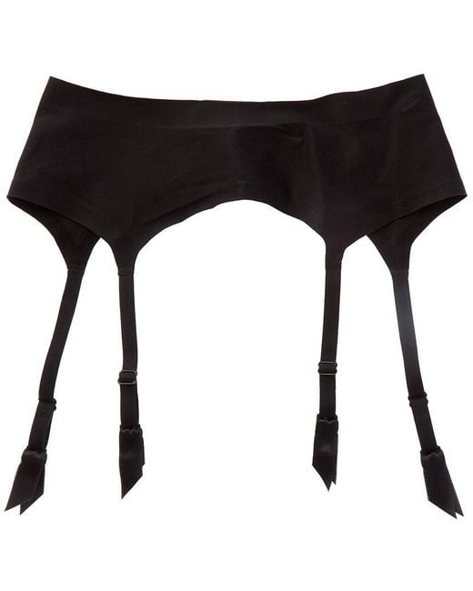 Wolford Black Satin Stocking Belt