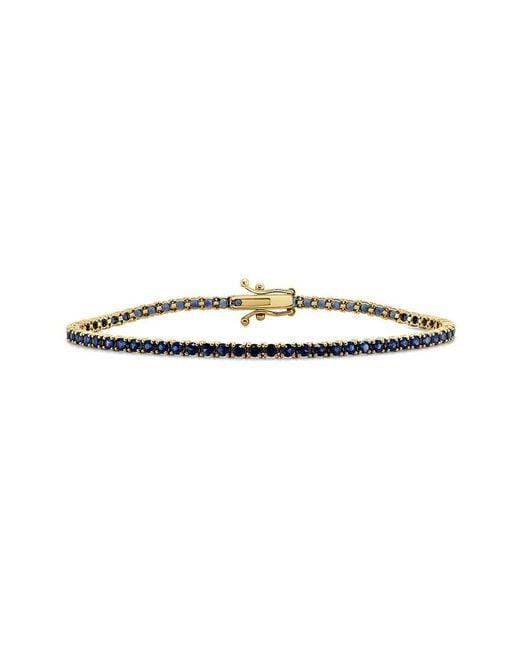 Sabrina Designs White 14k 4.52 Ct. Tw. Sapphire Tennis Bracelet