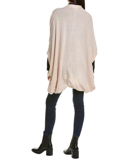 La Fiorentina Black Wool & Cashmere-blend Cocoon