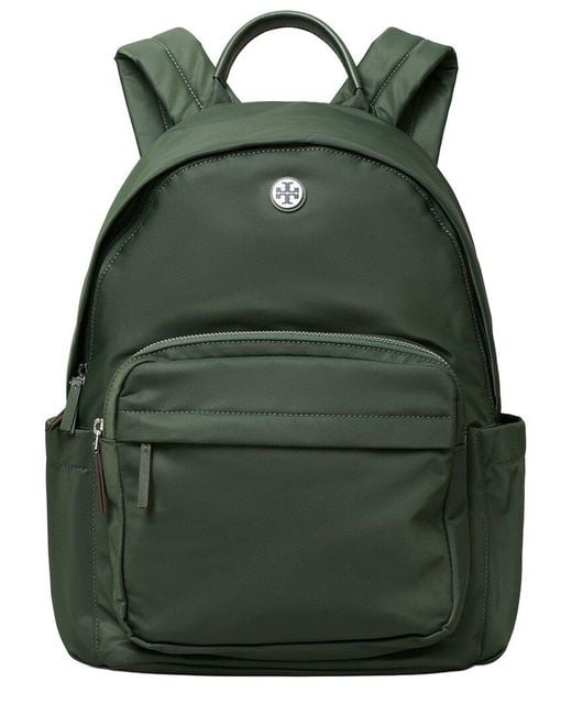 Tory Burch Green Nylon Backpack