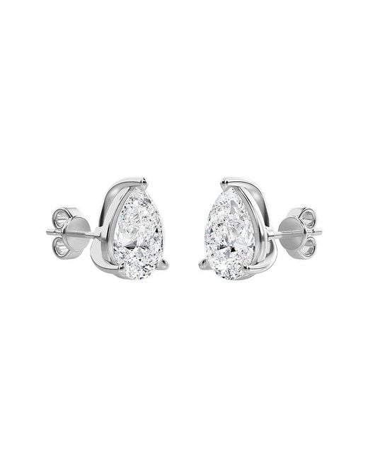 Diana M Metallic Diana M. Fine Jewelry 14k 0.51 Ct. Tw. Lab Grown Diamond Studs