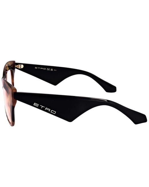 Etro Black 51Mm Sunglasses
