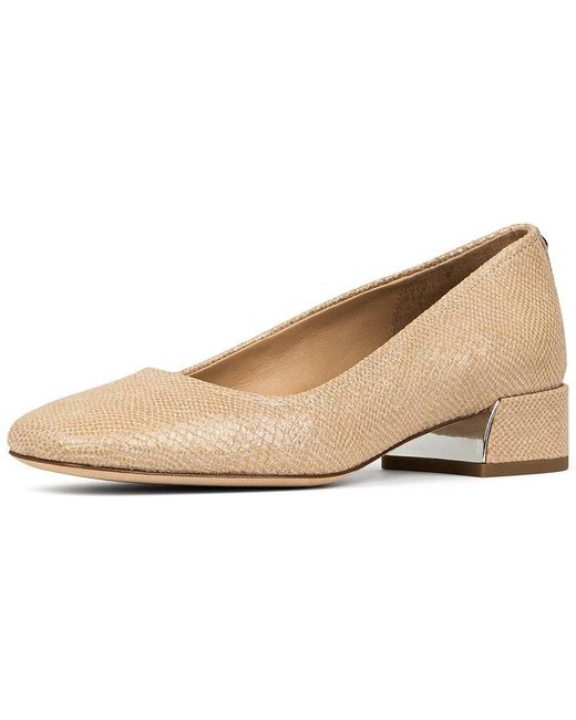Donald J Pliner Natural Dreww Leather Pump