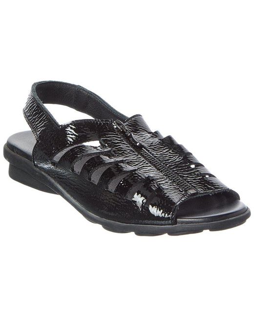 Arche Black Denhae Leather Sandal