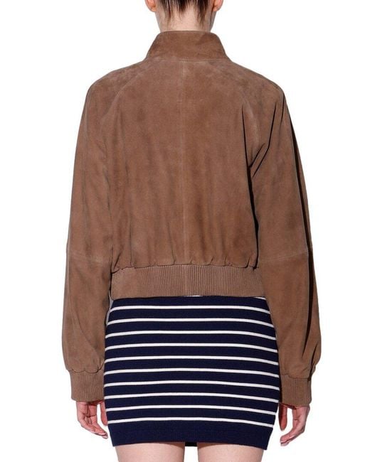 Walter Baker Blue Bowie Suede Jacket