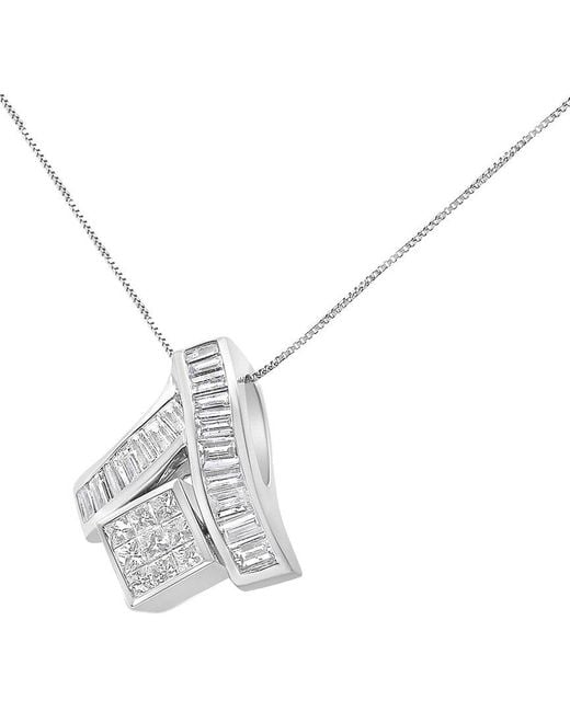 Haus of Brilliance White 14K 1.88 Ct. Tw. Diamond Pendant Necklace