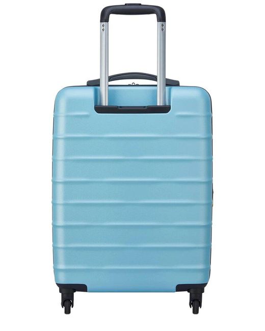 Delsey Blue Claudia Expandable Spinner Carry-On