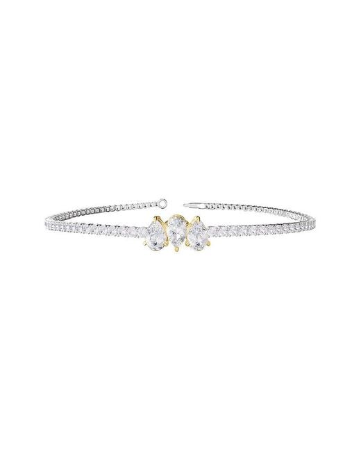 Lab Grown Diamonds White 14K 2.68 Ct. Tw. Lab-Grown Diamond Bangle Bracelet