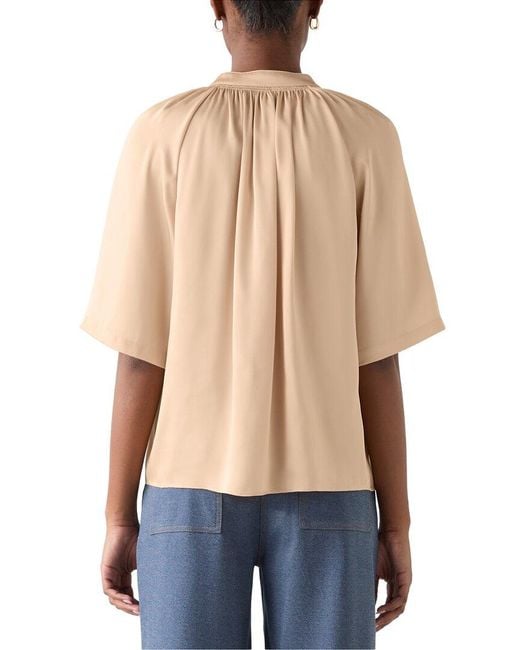 L.K.Bennett Blue Amber Top