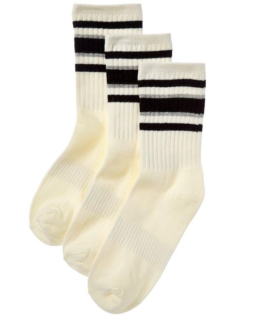 High Heel Jungle Natural 3Pk Sophomore Sock Set