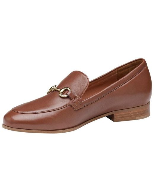 Johnston & Murphy Brown Ali Leather Loafer