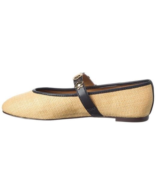 Madewell Natural Hera Raffia Mary Jane