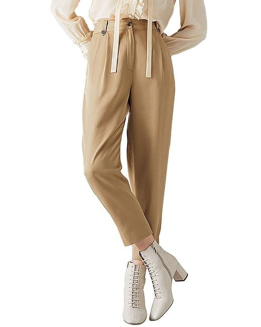 L.K.Bennett Natural Amy Trouser