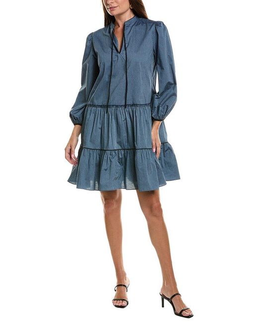 Garrie B Blue Mini Dress