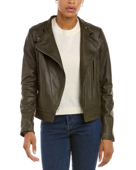 ANDREW MARC Goldie Leather Jacket 