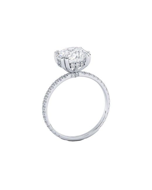 Lab Grown Diamonds White 14K 3.35 Ct. Tw. Lab-Grown Diamond Ring