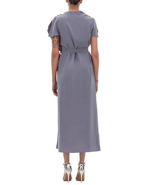 BGL Blue A-Line Dress