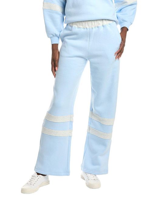 Vintage Havana Blue Vintage Fleece Colorblock Pant