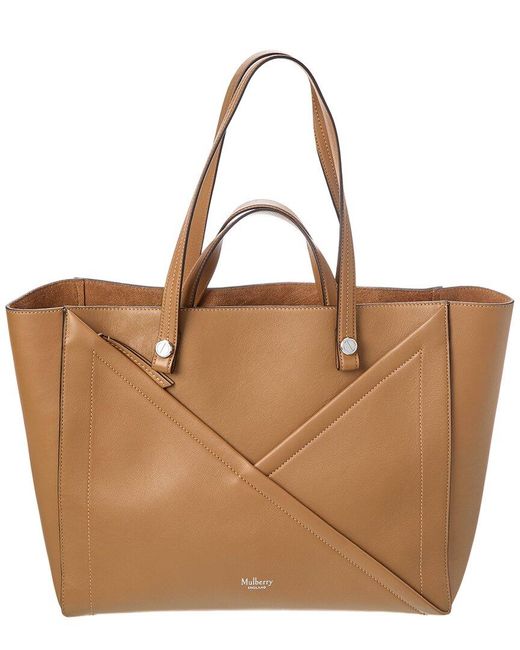 Mulberry Brown Leather Tote