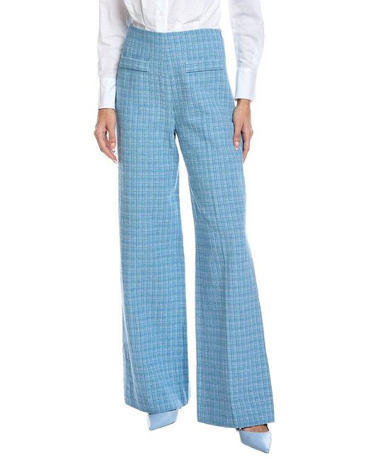 Sandro Blue Woven Pant