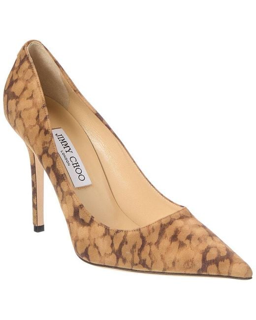 Jimmy Choo Metallic Suede Pump