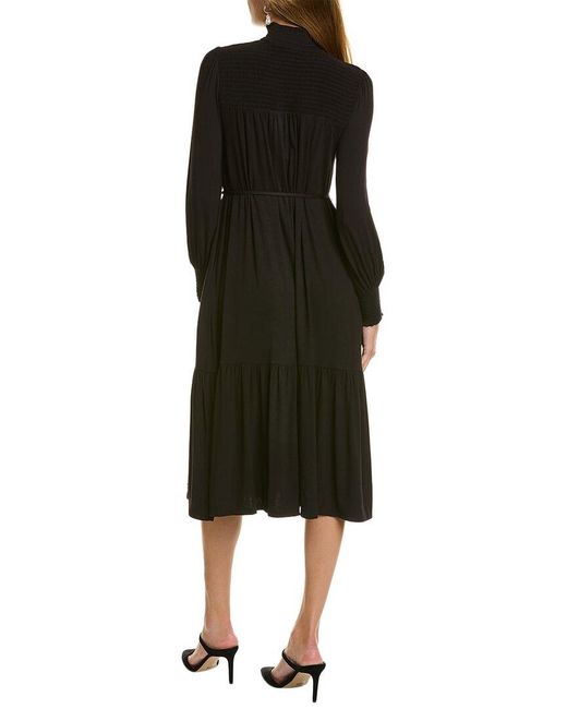 Boden Black High-neck Jersey Maxi Dress