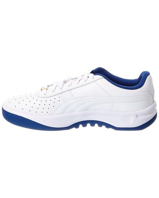 PUMA White Gv Special Leather Sneaker for men