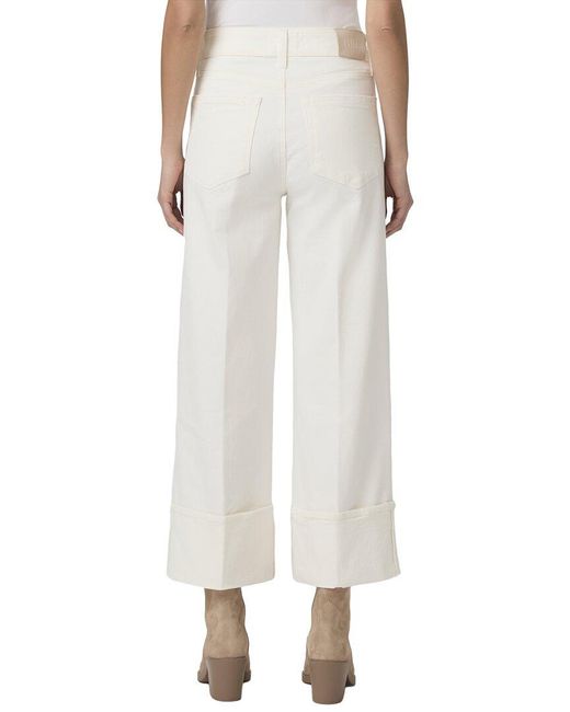 PAIGE White Sasha Ankle Jean