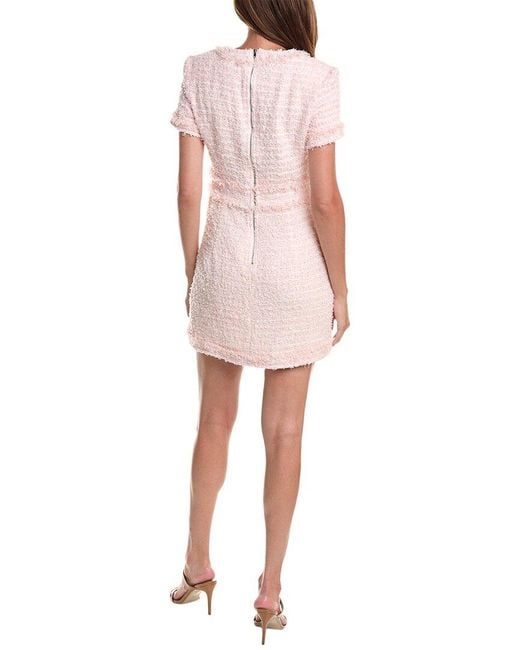 Gracia Pink Tweed Sheath Dress