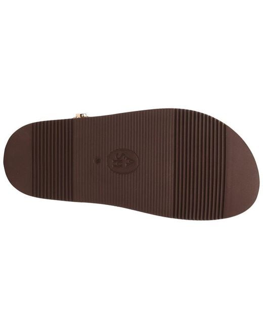 Ash Brown Ulay Leather Sandal
