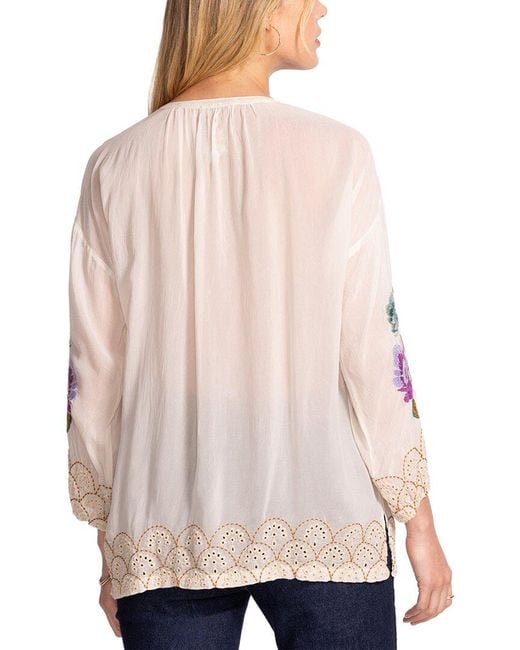 Johnny Was Natural Carmin Blouse