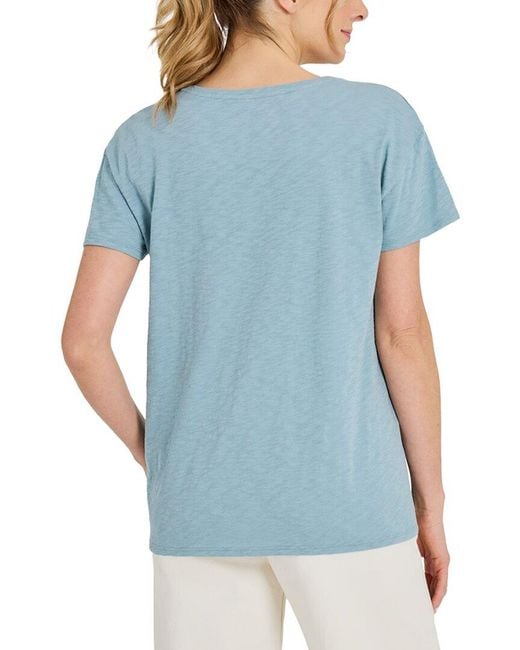Life Is Good. Blue Slub T-Shirt