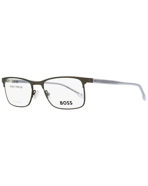 Boss Gray B967It 56Mm Optical Frames