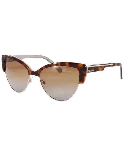 Vera Wang Brown 57Mm Sunglasses