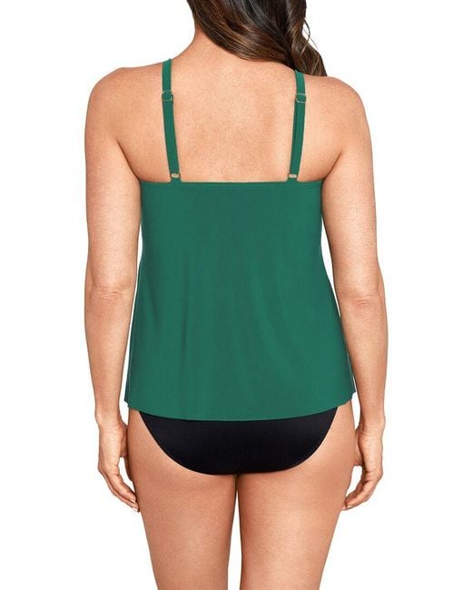 Miraclesuit Green Rock Solid Allura Tankini