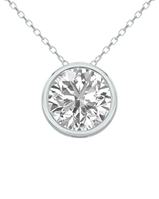 Lab Grown Diamonds White 14k 1.50 Ct. Tw. Lab Grown Diamond Necklace