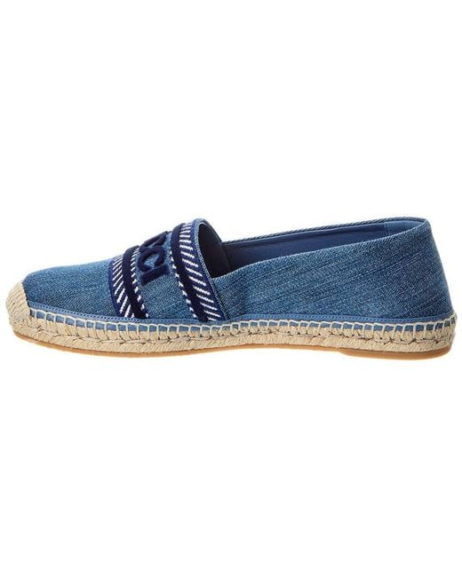 Gucci Blue Denim Espadrille