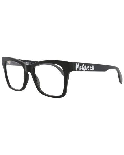 McQueen Black 52Mm Optical Frames