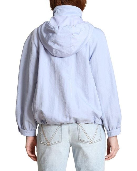 Avec Les Filles Blue Balloon Bomber Jacket