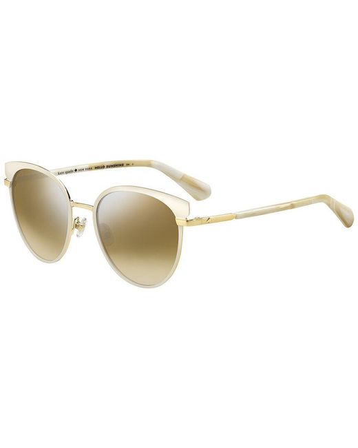 Kate Spade White Janalee/S 53Mm Sunglasses