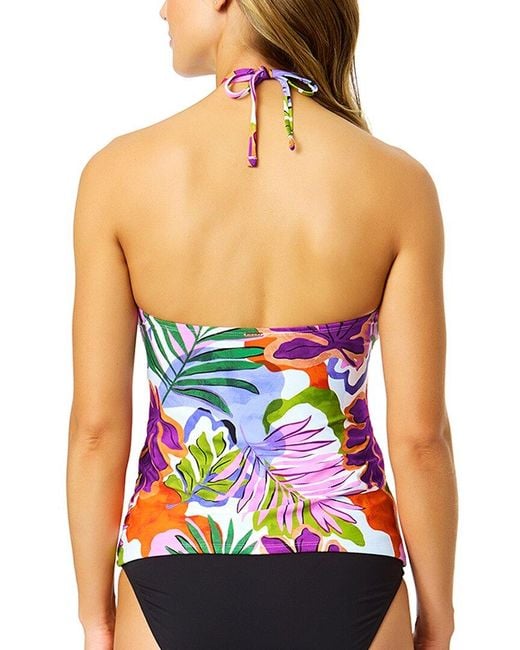 Anne Cole Purple Swim Tankini