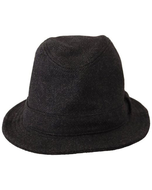 Dolce & Gabbana Black Wool & Cashmere-Blend Hat