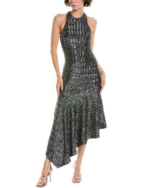Michael Kors Green Drape Tank Dress