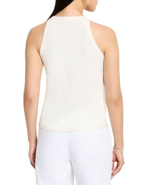 NIC+ZOE White Anytime Sequin Tank